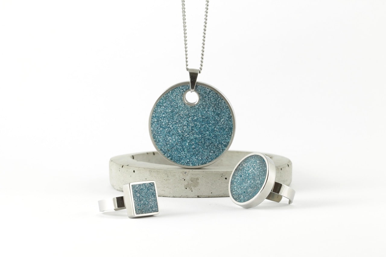 Colgante Azul Minimalista